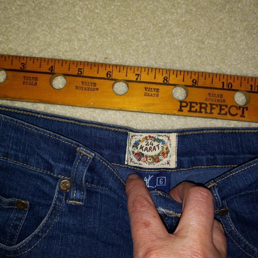 24 Karat Jeans Women’s size 6 - Picture 3 of 5